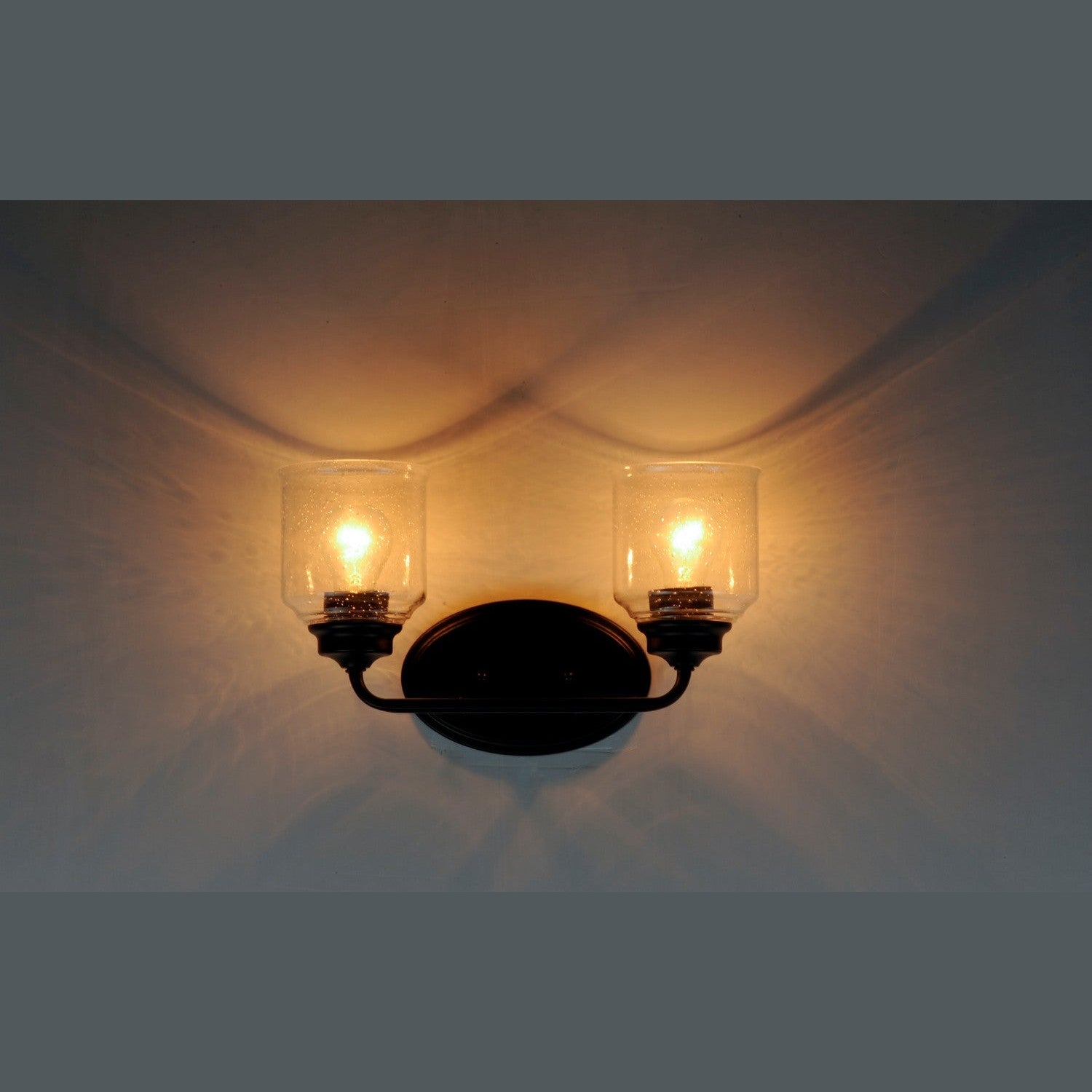 Maxim - 12262CDBK - Two Light Bath Vanity - Acadia - Black