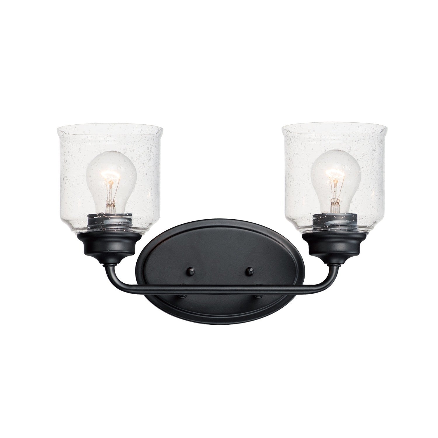 Maxim - 12262CDBK - Two Light Bath Vanity - Acadia - Black