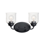 Maxim - 12262CDBK - Two Light Bath Vanity - Acadia - Black