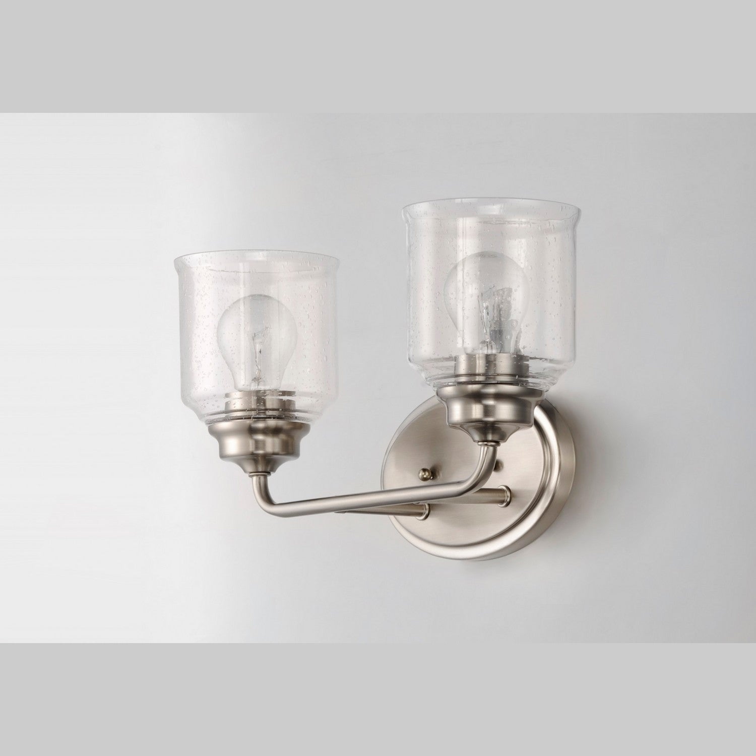 Maxim - 12262CDSN - Two Light Bath Vanity - Acadia - Satin Nickel