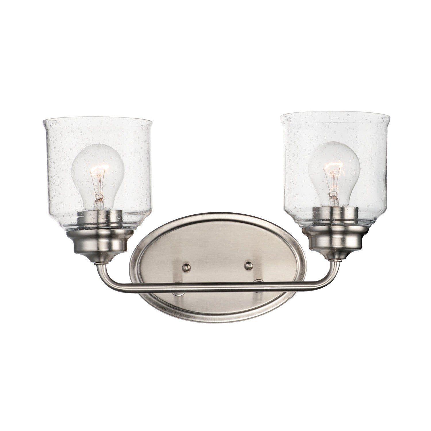 Maxim - 12262CDSN - Two Light Bath Vanity - Acadia - Satin Nickel