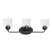 Maxim - 12263CDBK - Three Light Bath Vanity - Acadia - Black