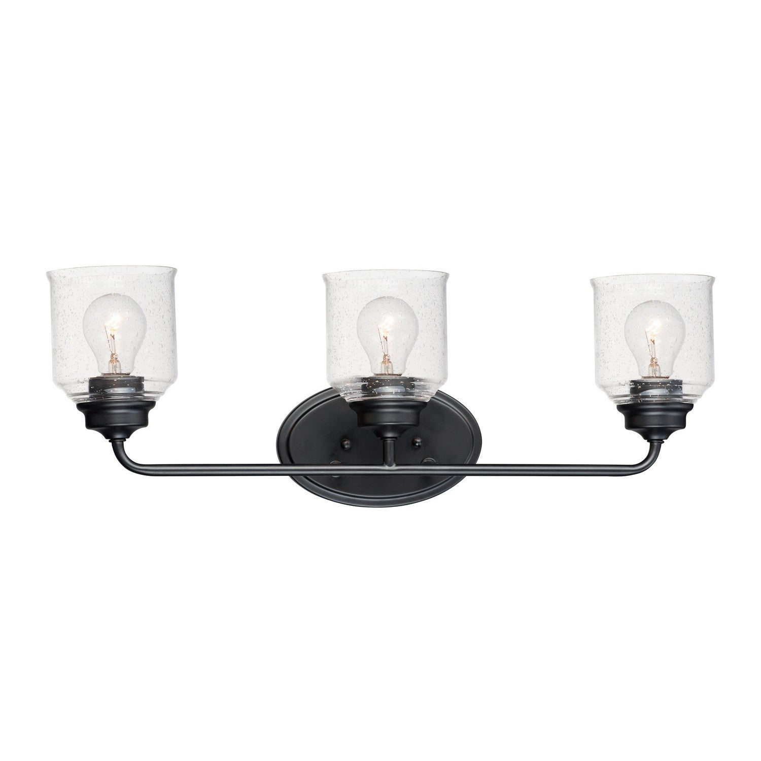 Maxim - 12263CDBK - Three Light Bath Vanity - Acadia - Black