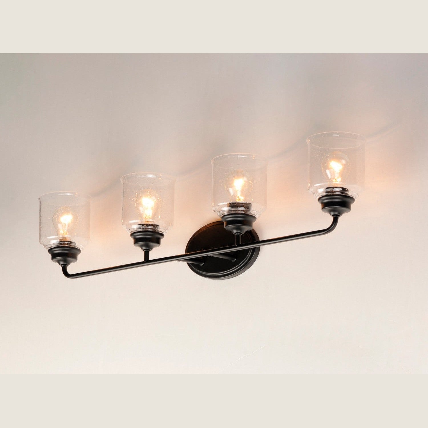 Maxim - 12264CDBK - Four Light Bath Vanity - Acadia - Black