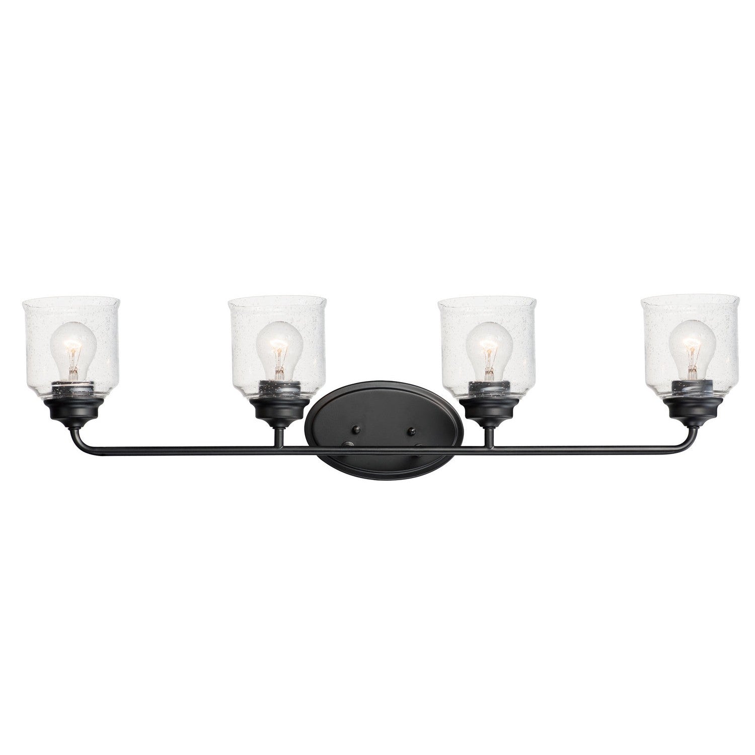 Maxim - 12264CDBK - Four Light Bath Vanity - Acadia - Black