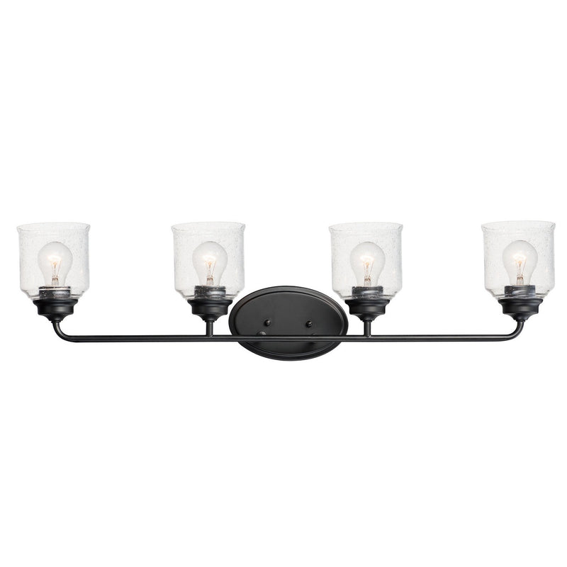 Maxim - 12264CDBK - Four Light Bath Vanity - Acadia - Black