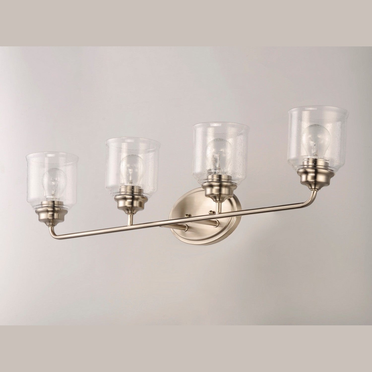 Maxim - 12264CDSN - Four Light Bath Vanity - Acadia - Satin Nickel