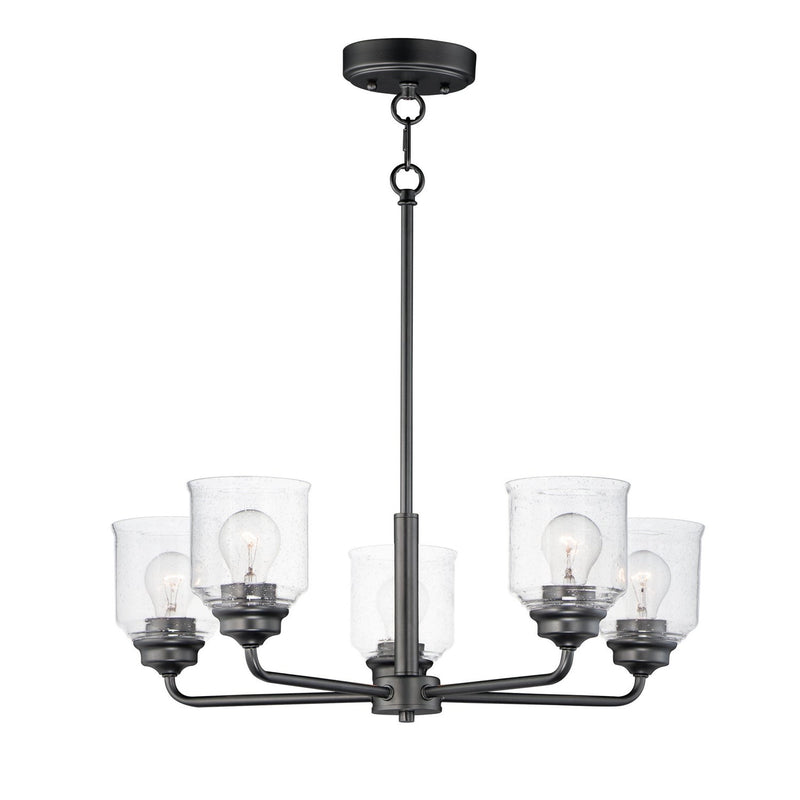 Maxim - 12266CDBK - Five Light Chandelier - Acadia - Black