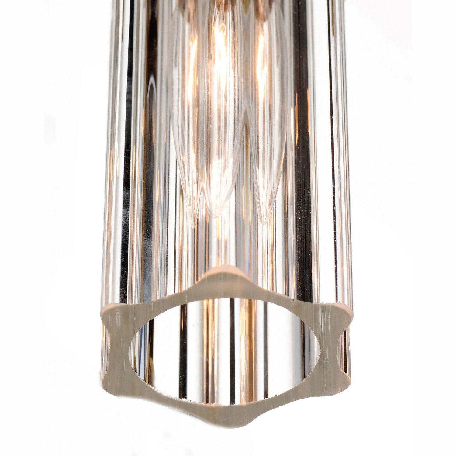 Maxim - 16111CLBKAB - One Light Pendant - Flambeau - Black / Antique Brass