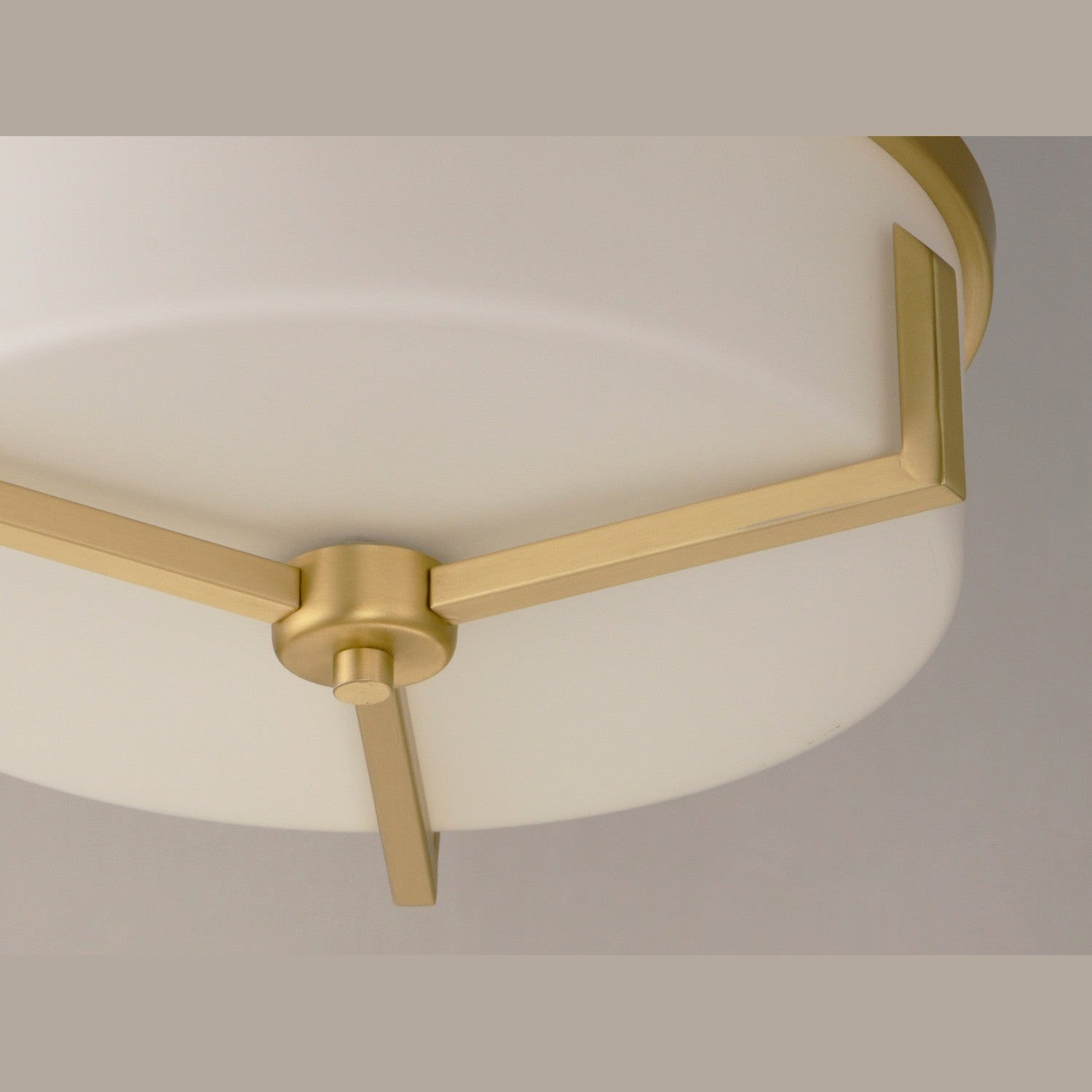 Maxim - 21280SWSBR - Three Light Flush Mount - Dart - Satin Brass