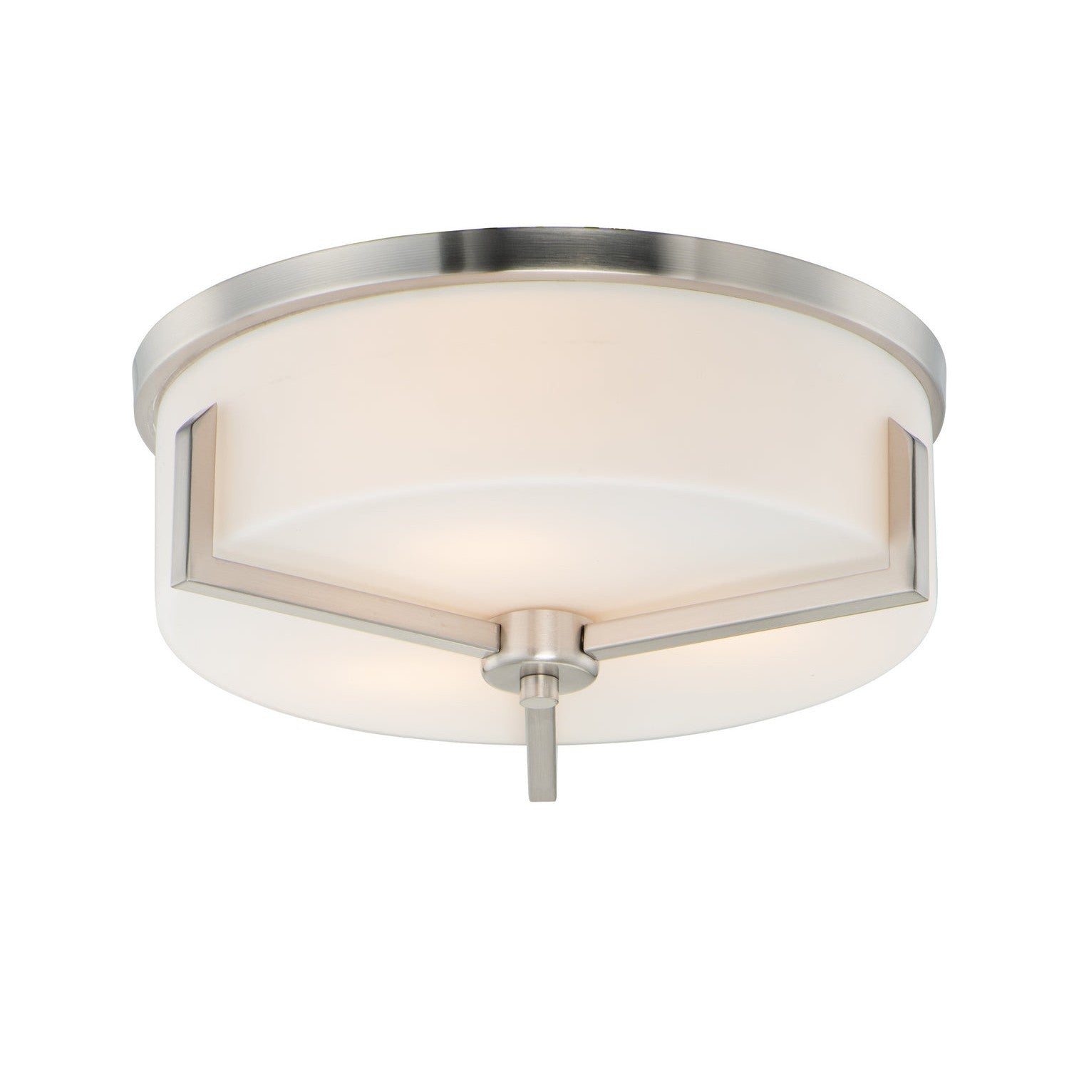 Maxim - 21280SWSN - Three Light Flush Mount - Dart - Satin Nickel