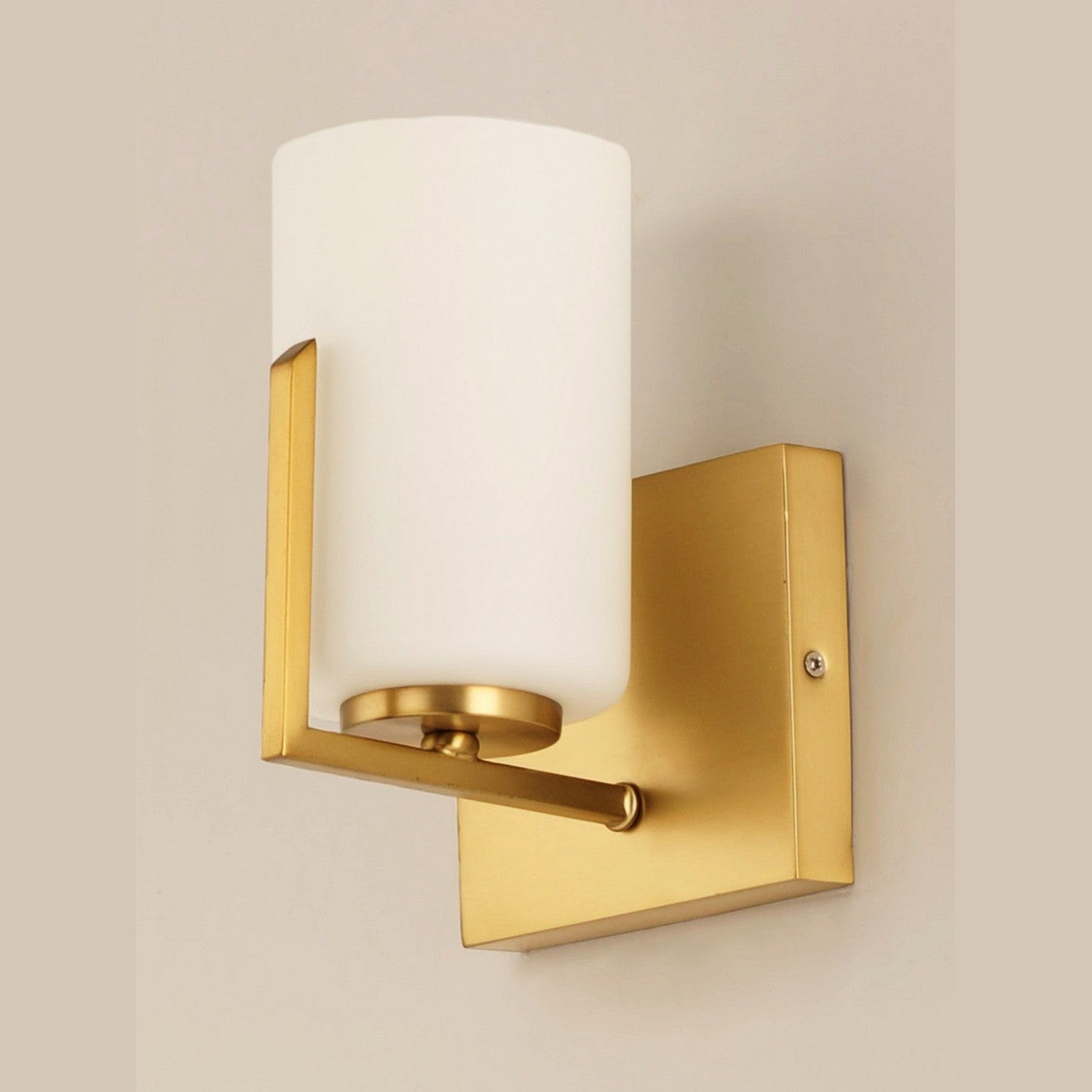 Maxim - 21281SWSBR - One Light Wall Sconce - Dart - Satin Brass