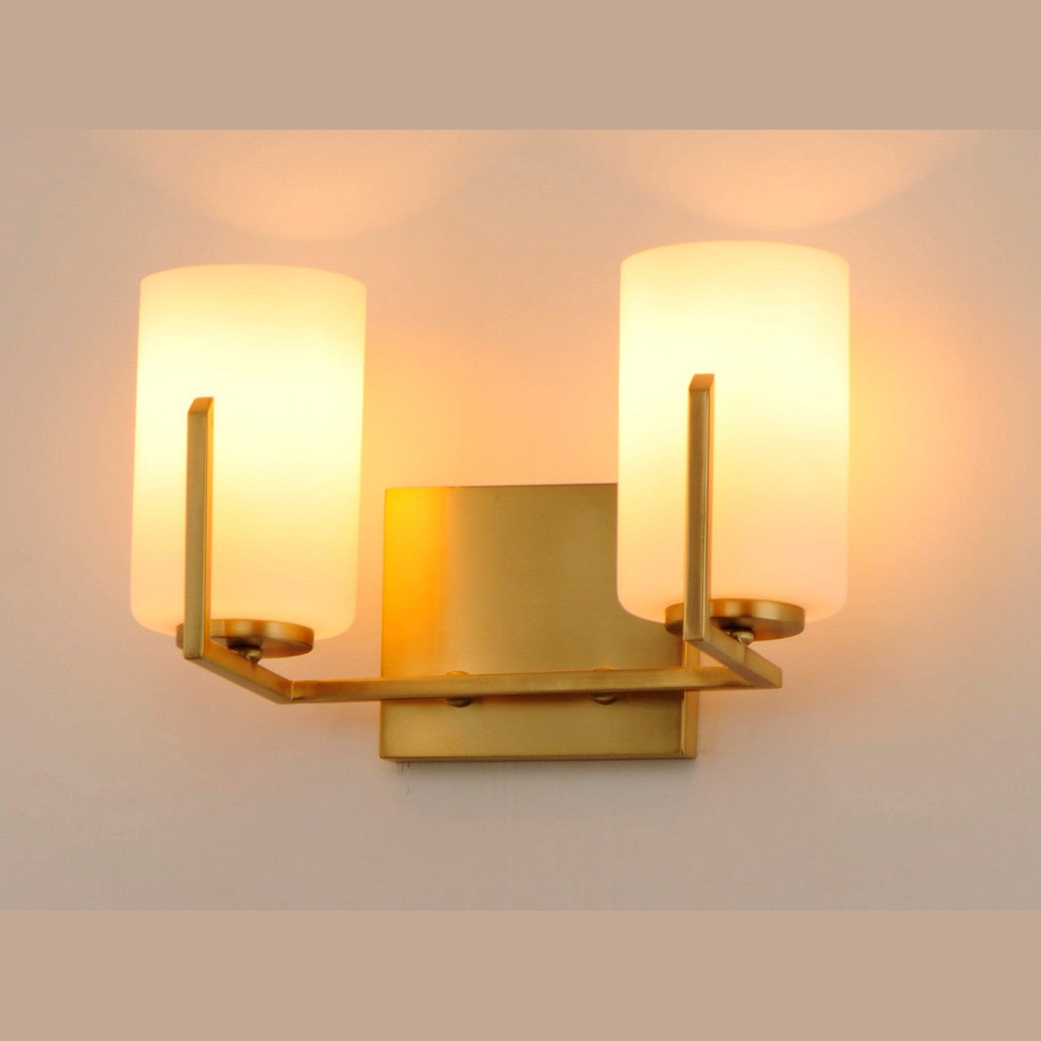 Maxim - 21282SWSBR - Two Light Bath Vanity - Dart - Satin Brass