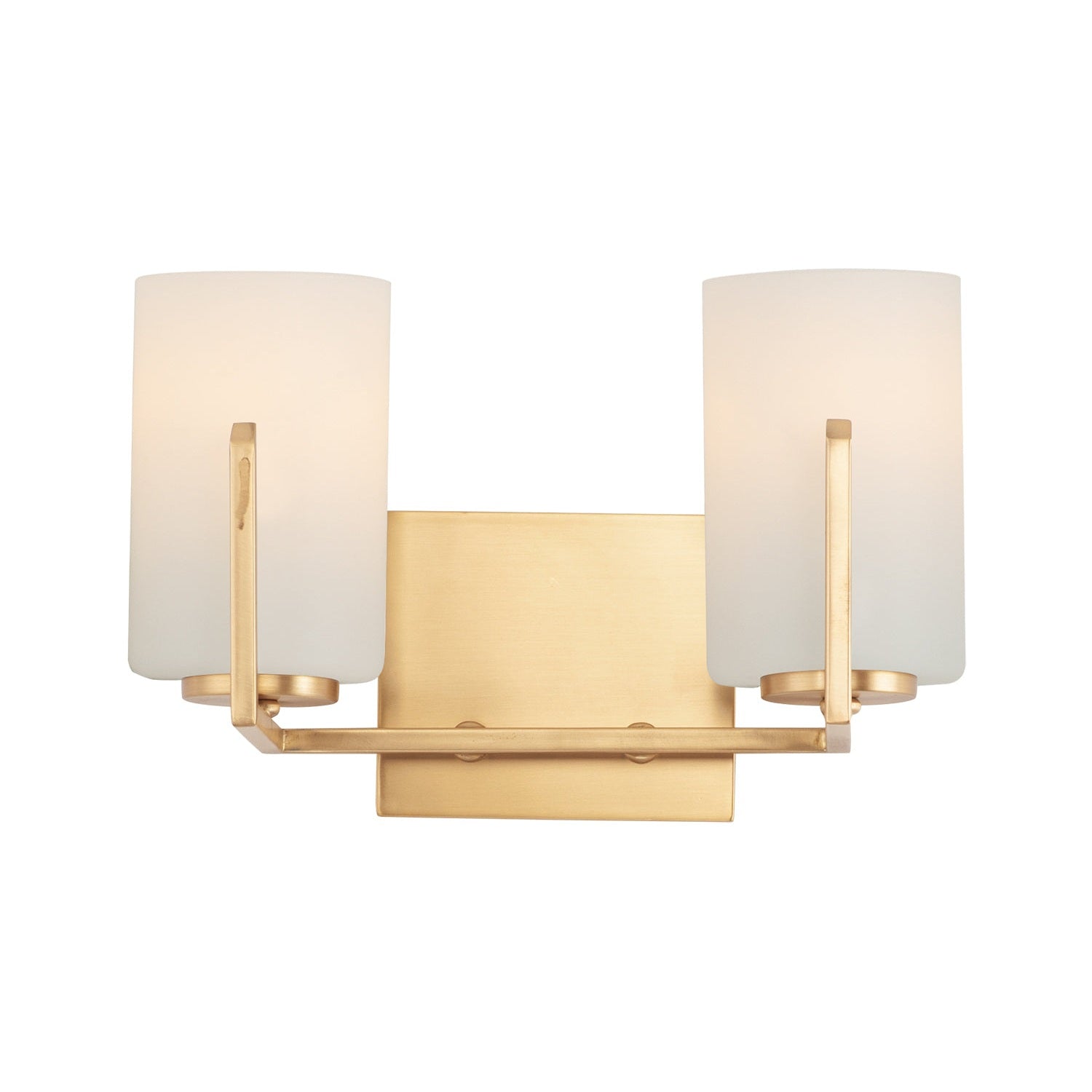 Maxim - 21282SWSBR - Two Light Bath Vanity - Dart - Satin Brass
