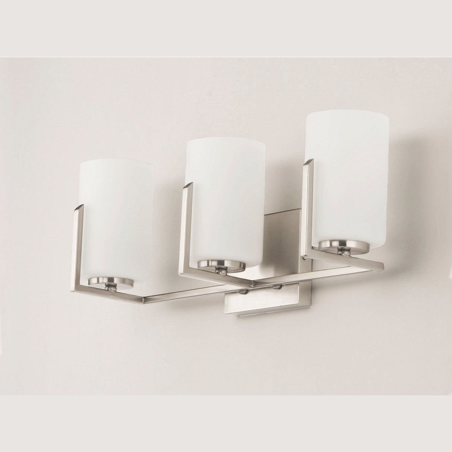 Maxim - 21283SWSN - Three Light Bath Vanity - Dart - Satin Nickel