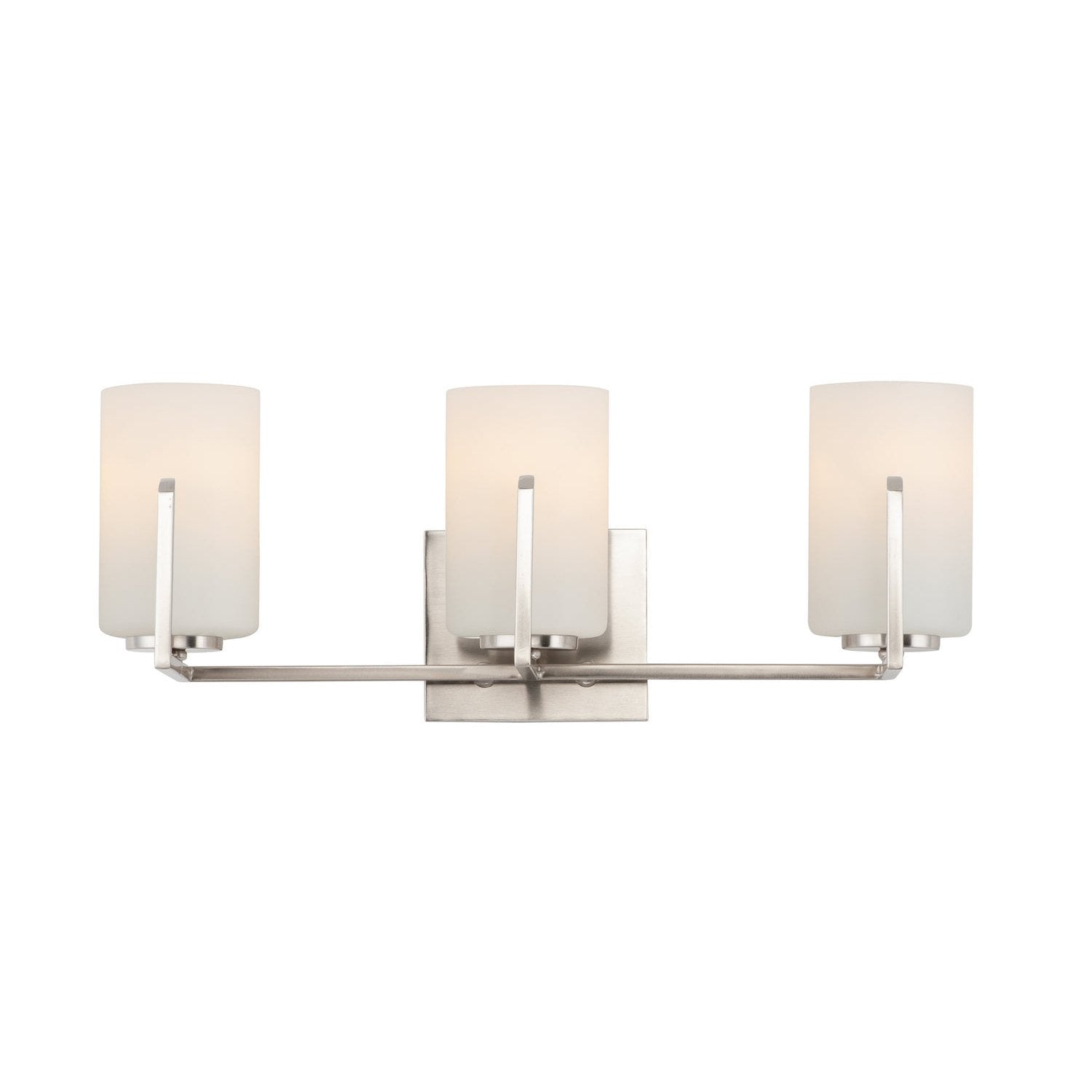 Maxim - 21283SWSN - Three Light Bath Vanity - Dart - Satin Nickel
