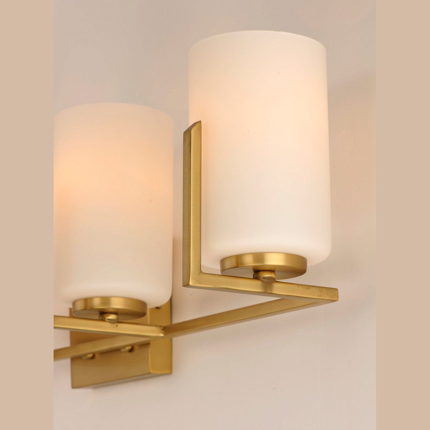 Maxim - 21284SWSBR - Four Light Bath Vanity - Dart - Satin Brass