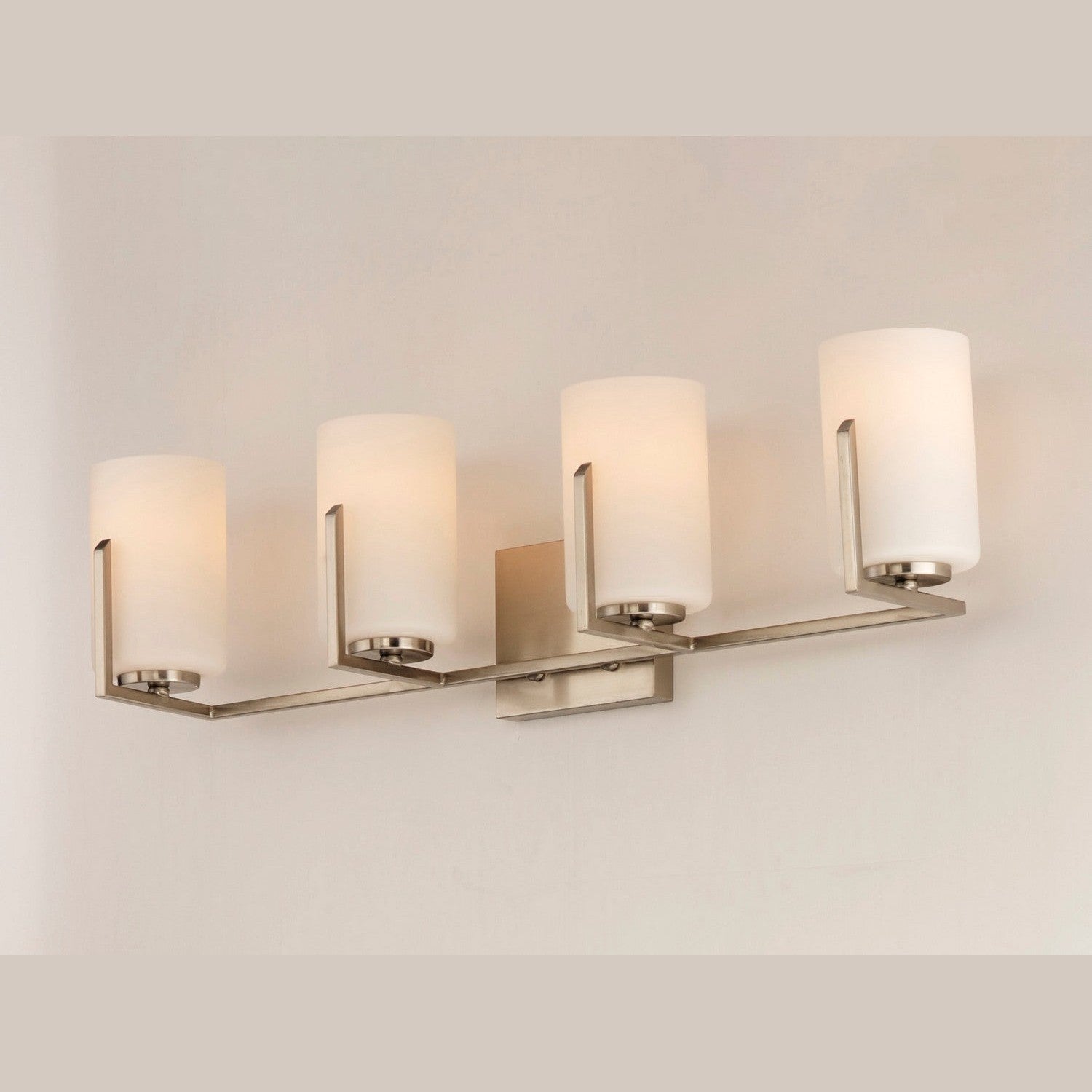 Maxim - 21284SWSN - Four Light Bath Vanity - Dart - Satin Nickel