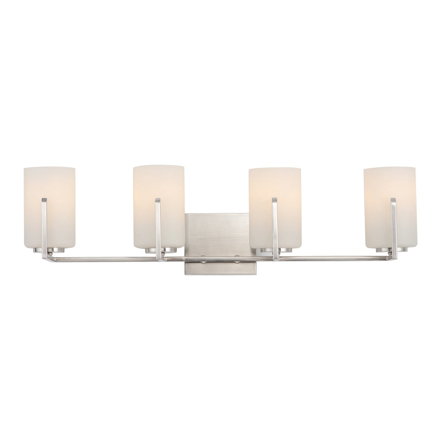 Maxim - 21284SWSN - Four Light Bath Vanity - Dart - Satin Nickel