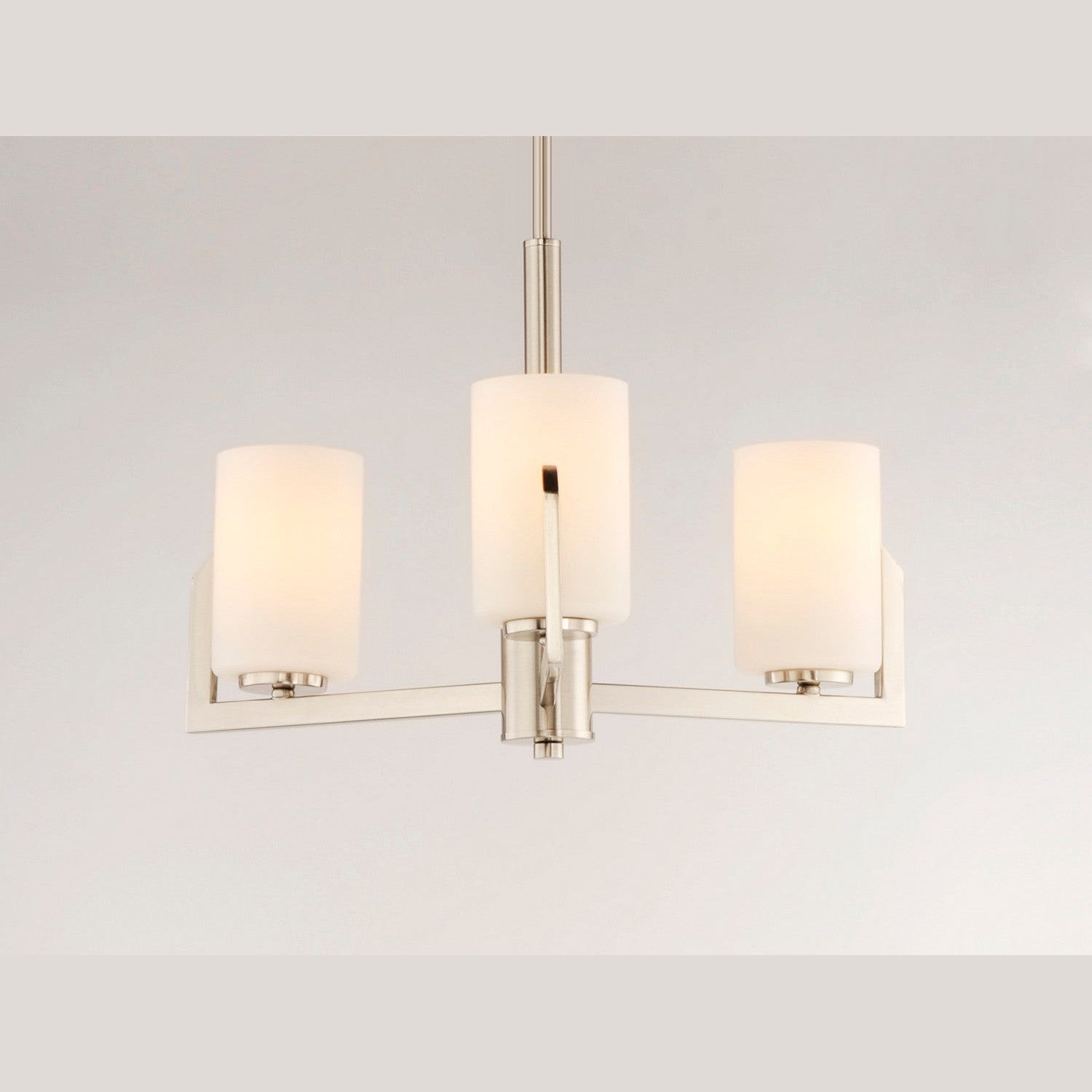 Maxim - 21285SWSN - Three Light Chandelier - Dart - Satin Nickel