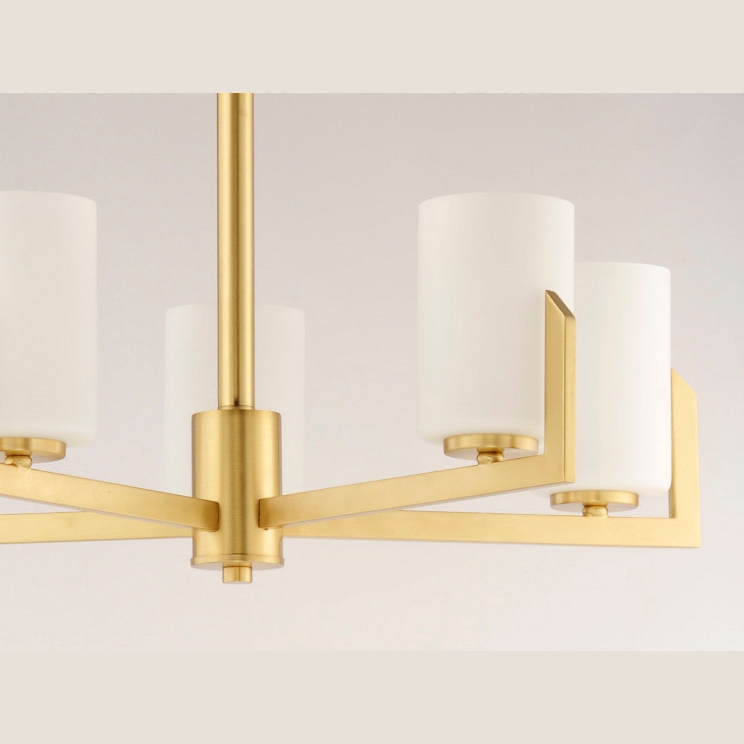Maxim - 21286SWSBR - Five Light Chandelier - Dart - Satin Brass