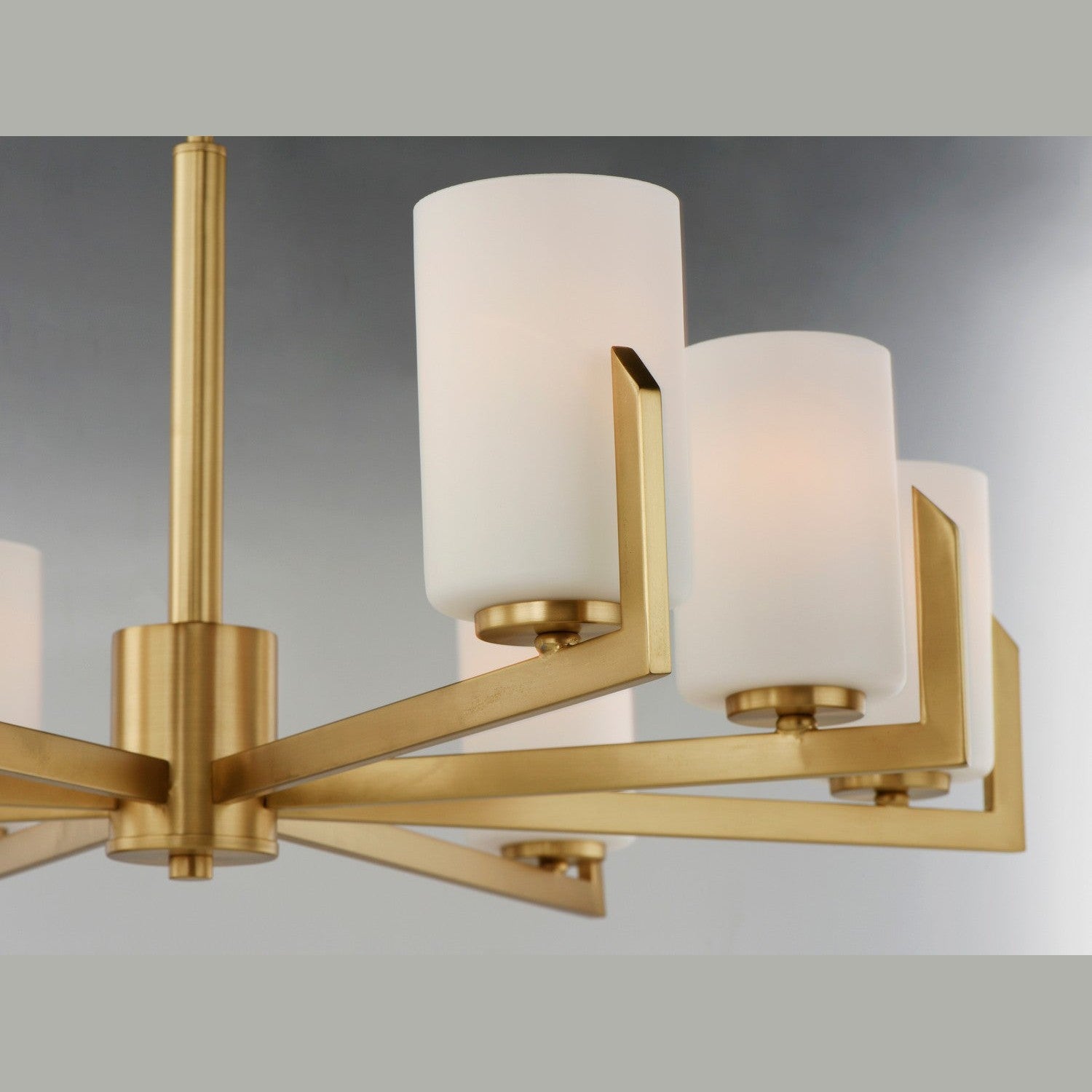 Maxim - 21288SWSBR - Eight Light Chandelier - Dart - Satin Brass