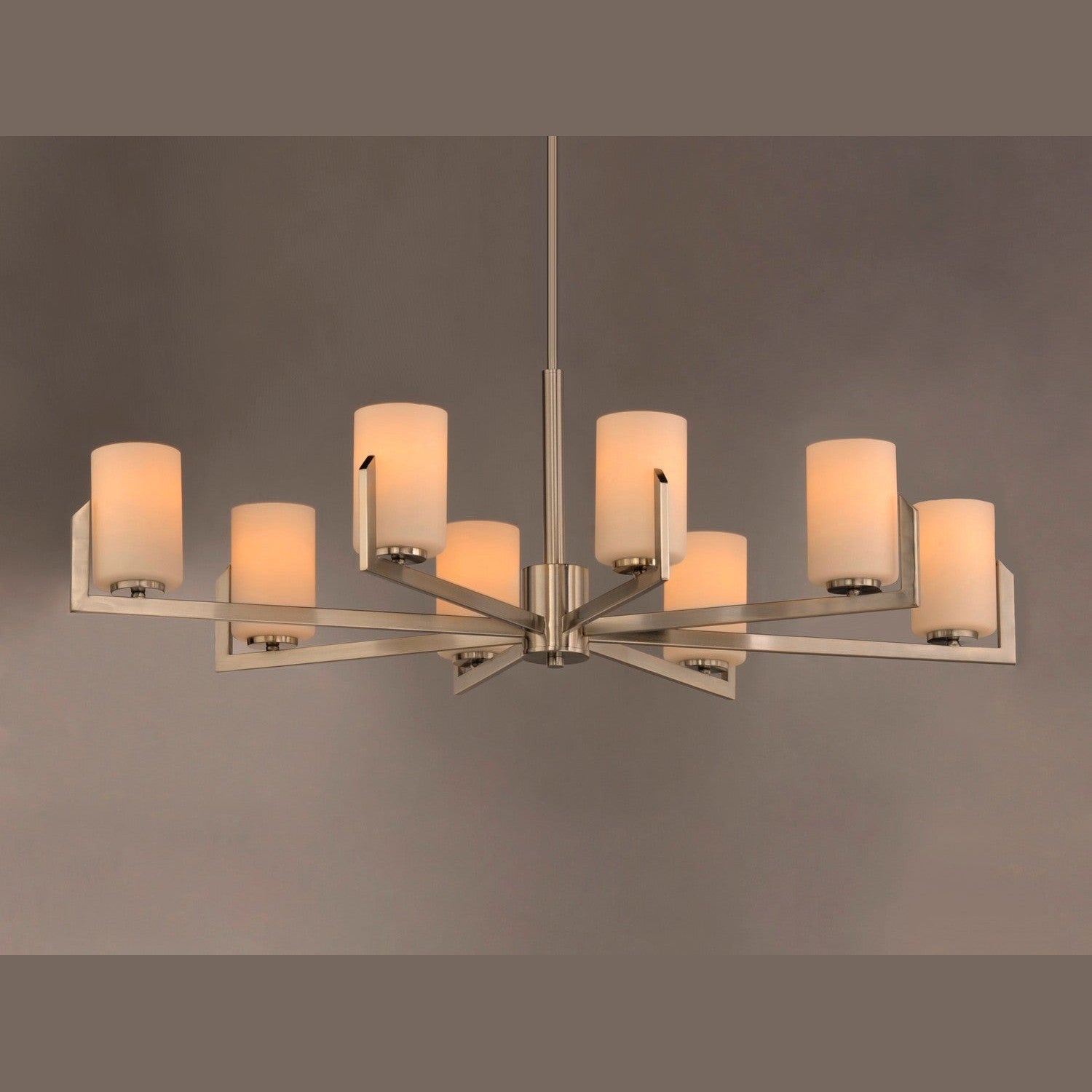 Maxim - 21288SWSN - Eight Light Chandelier - Dart - Satin Nickel