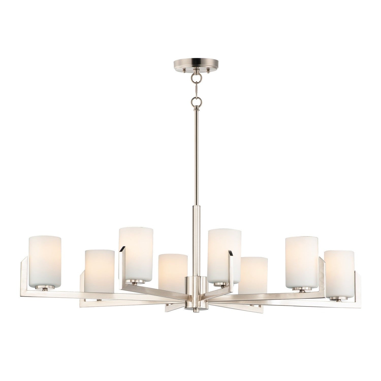 Maxim - 21288SWSN - Eight Light Chandelier - Dart - Satin Nickel