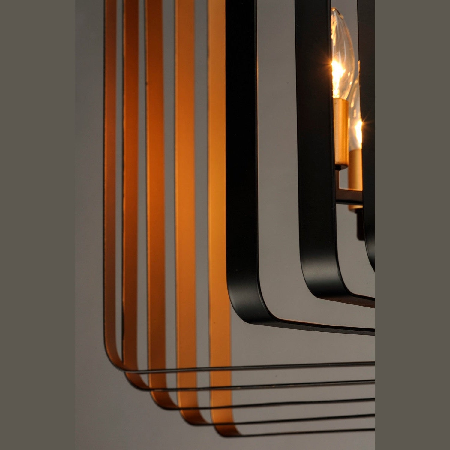 Maxim - 28677BKGLD - Five Light Pendant - Radial - Black / Gold