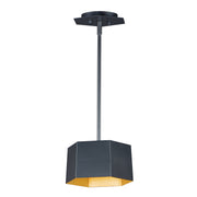 Maxim - 30331BKGLD - LED Mini Pendant - Honeycomb - Black / Gold