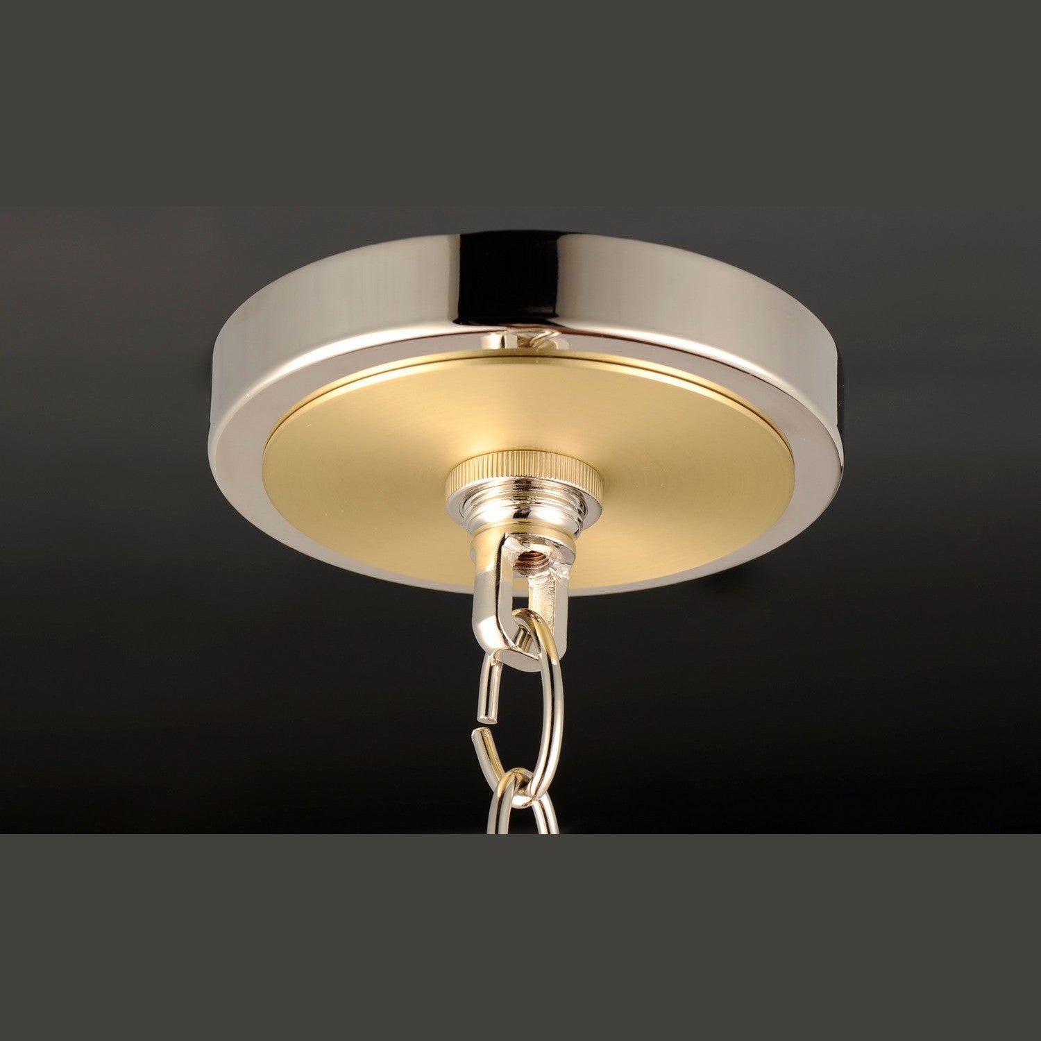 Maxim - 32398OFSBRPN - Eight Light Chandelier - Uptown - Satin Brass / Polished Nickel
