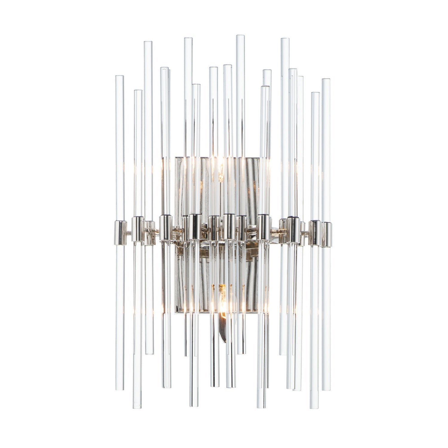 Maxim - 38409CLPN - Two Light Wall Sconce - Divine - Polished Nickel