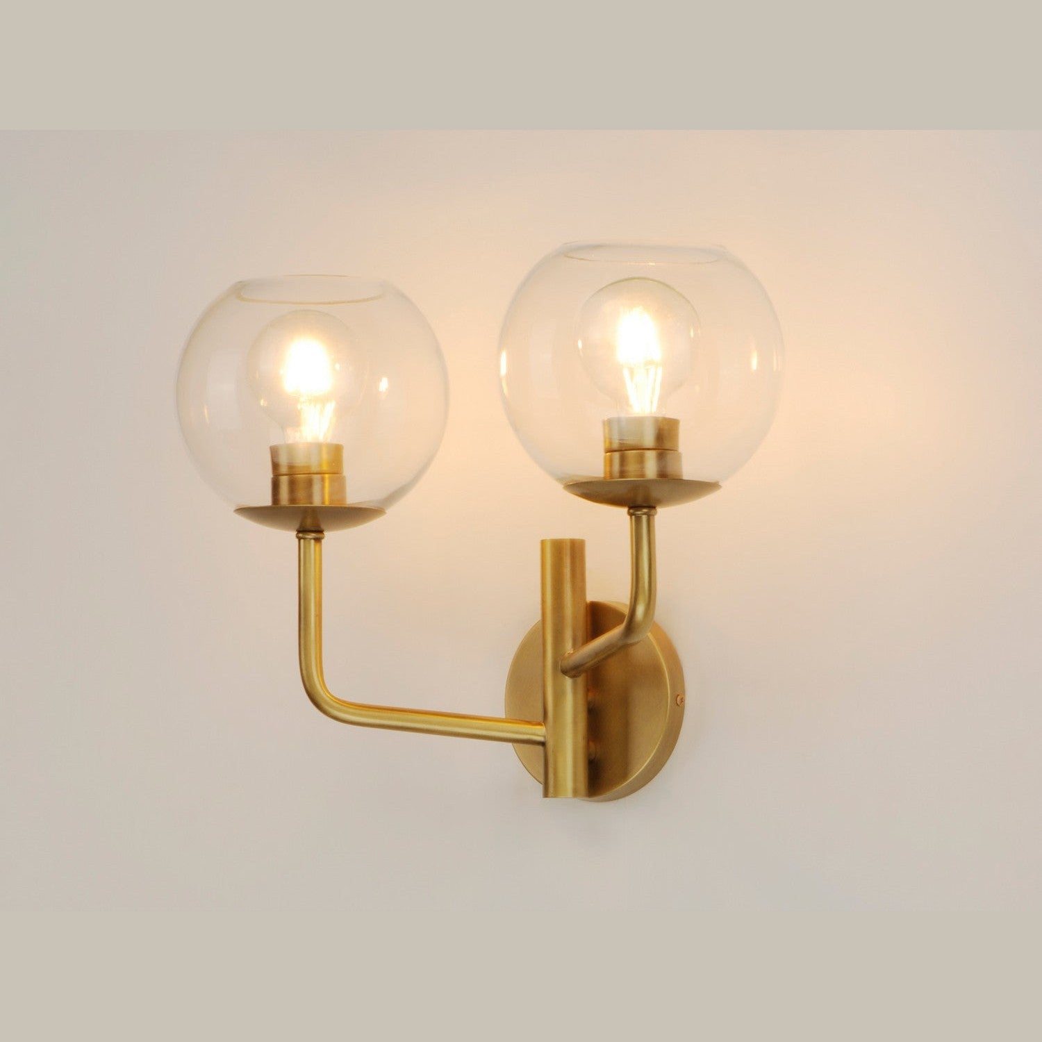 Maxim - 38412CLNAB - Two Light Bath Vanity - Branch - Natural Aged Brass