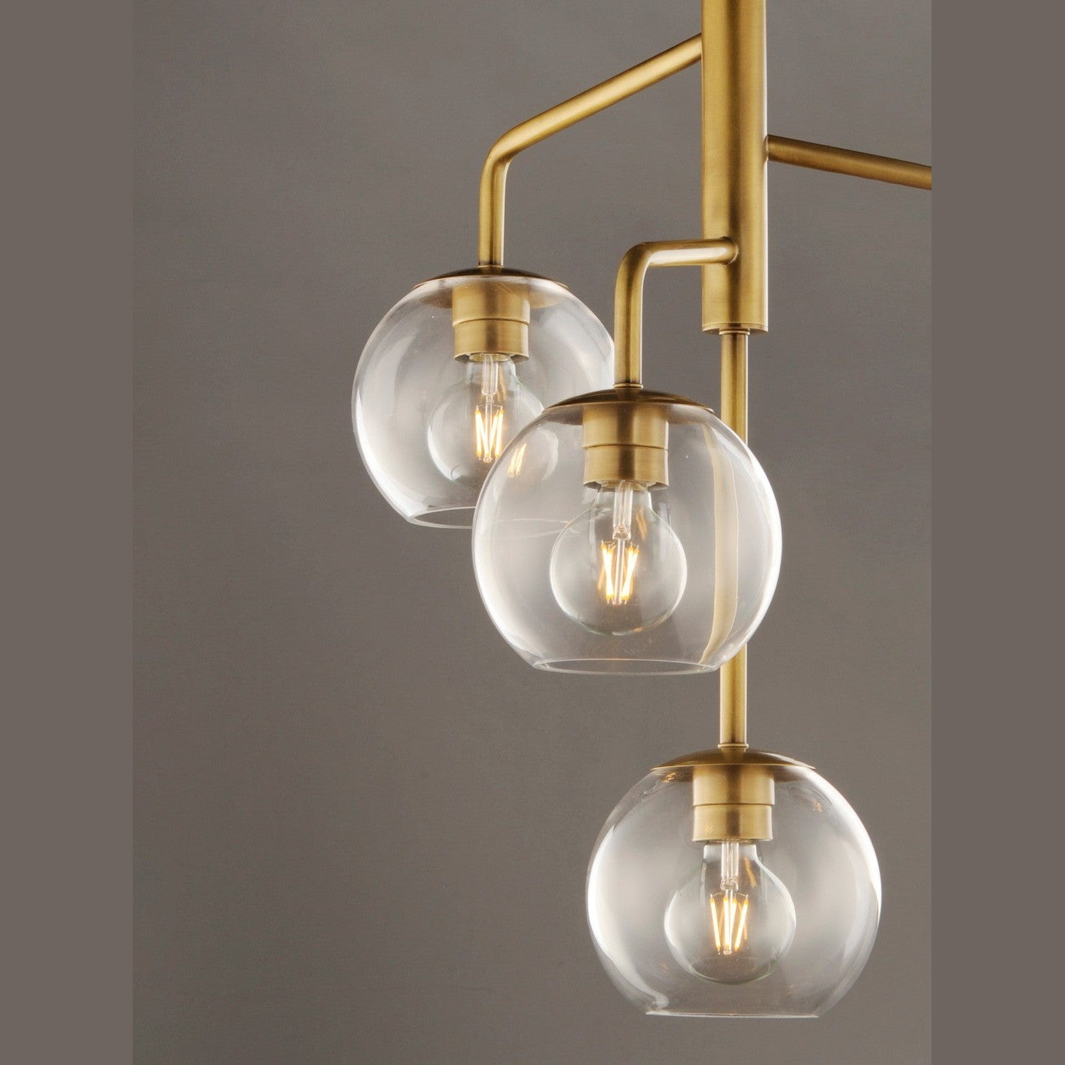 Maxim - 38414CLNAB - Four Light Pendant - Branch - Natural Aged Brass
