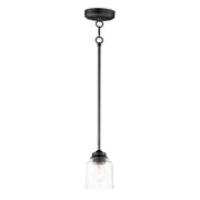 Maxim - 91260CDBK - One Light Pendant - Acadia - Black