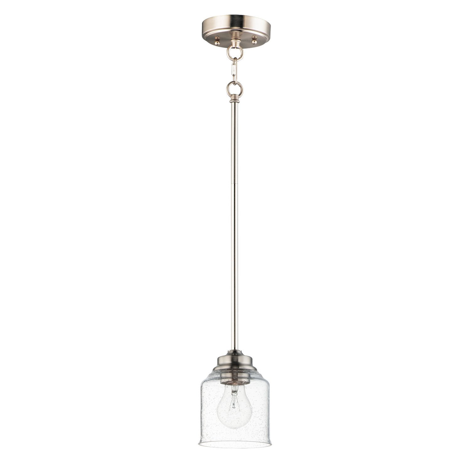 Maxim - 91260CDSN - One Light Pendant - Acadia - Satin Nickel
