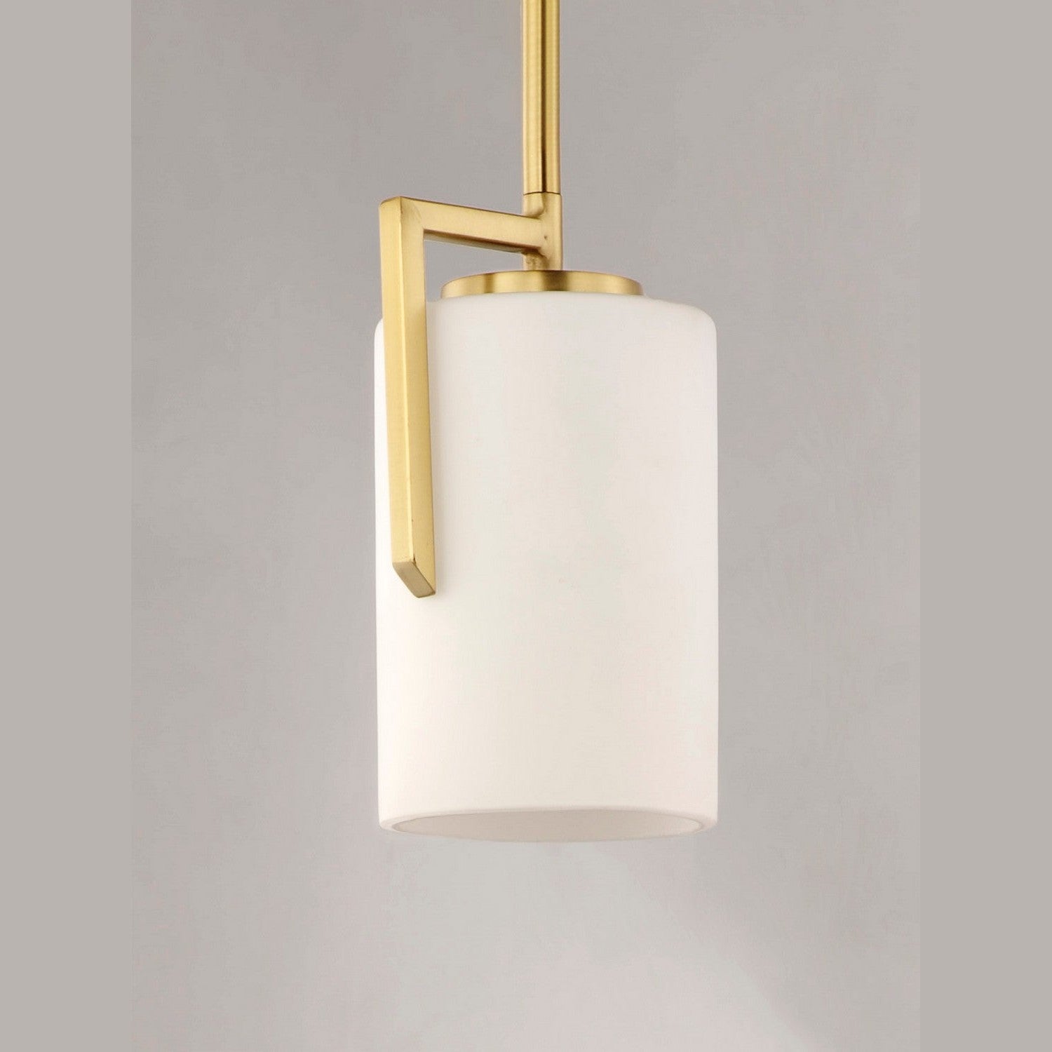 Maxim - 91280SWSBR - One Light Mini Pendant - Dart - Satin Brass