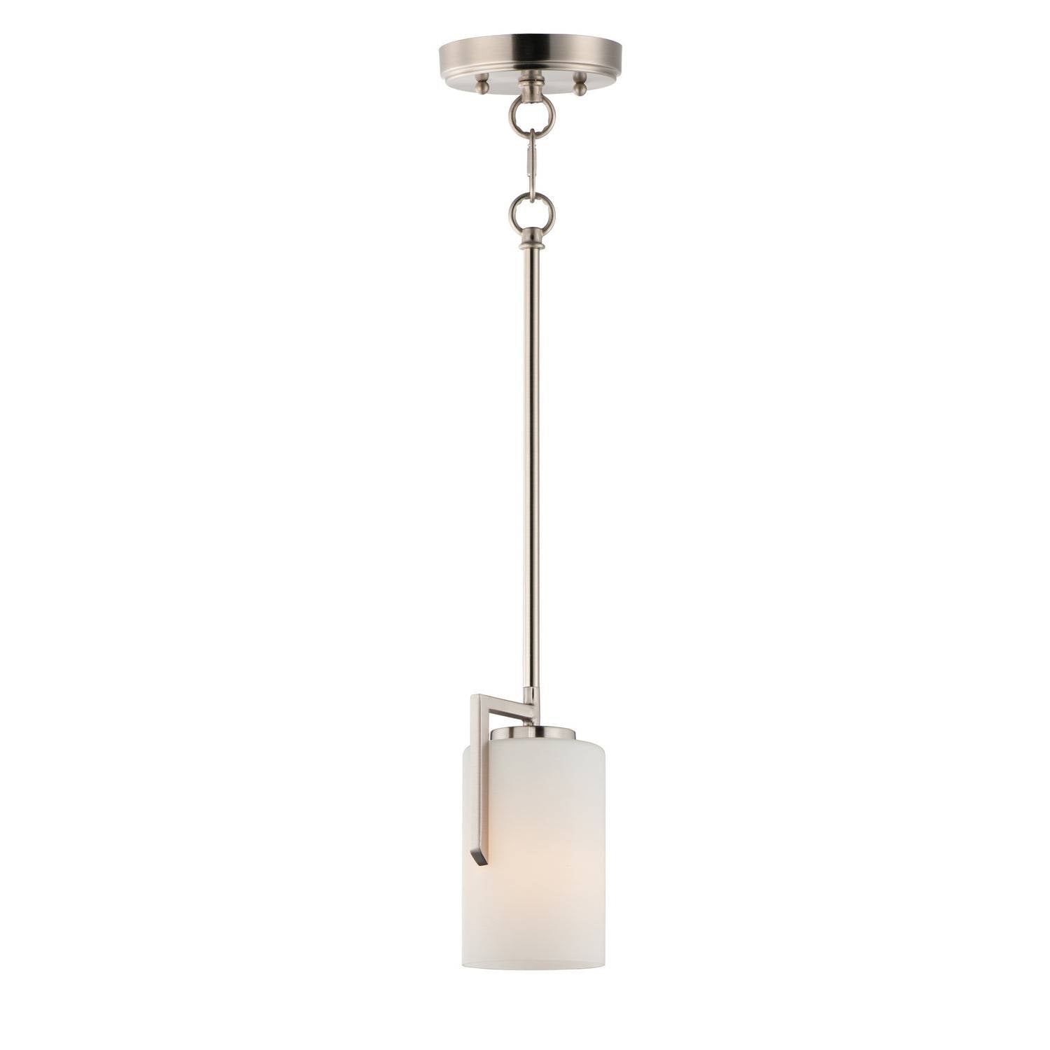 Maxim - 91280SWSN - One Light Mini Pendant - Dart - Satin Nickel