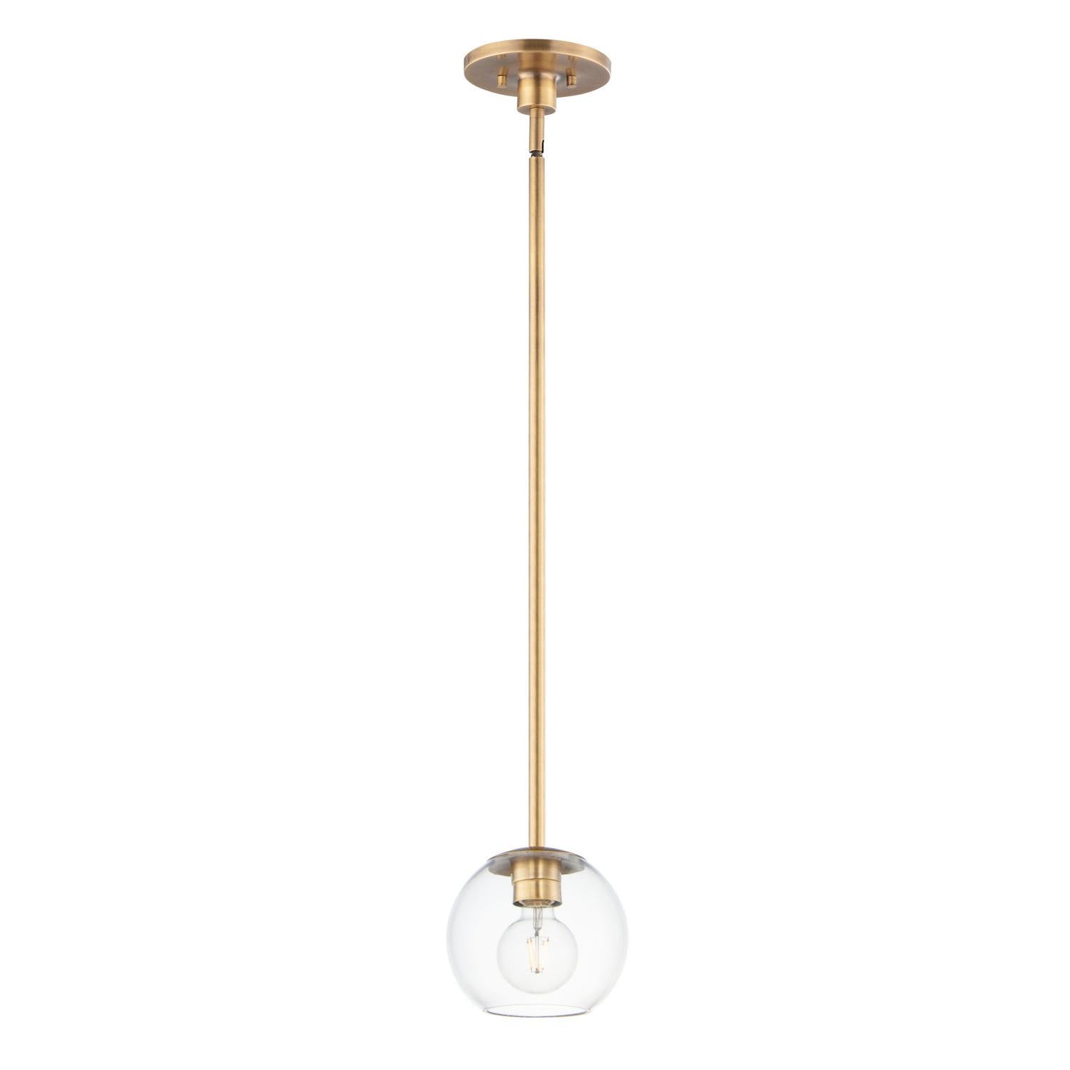 Maxim - 98410CLNAB - One Light Pendant - Branch - Natural Aged Brass