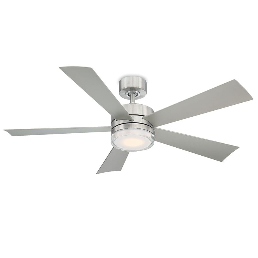 Modern Forms Fans - FR-W1801-52L-35-SS - 52"Ceiling Fan - Wynd - Stainless Steel