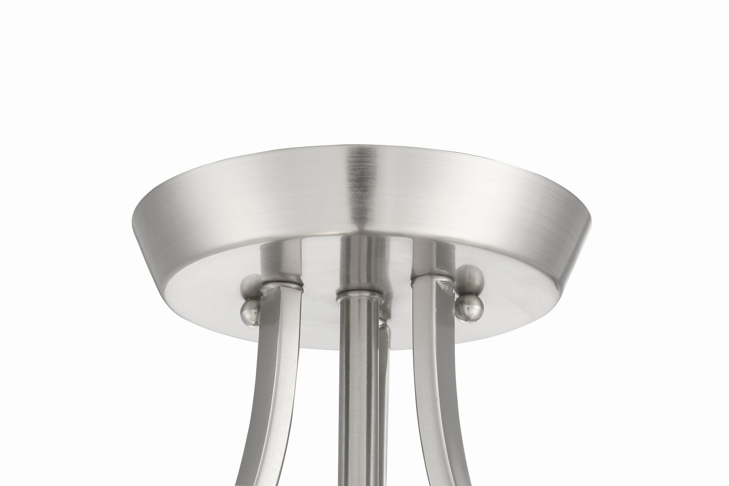 Craftmade - 41952-BNK-CS - Two Light Semi Flush Mount Convertible - Grace - Brushed Polished Nickel