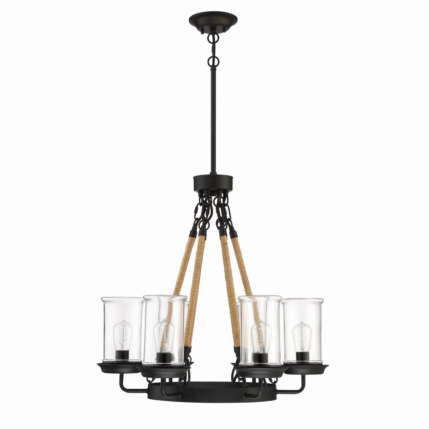 Craftmade - 52026-ESP - Six Light Outdoor Chandelier - Homestead - Espresso