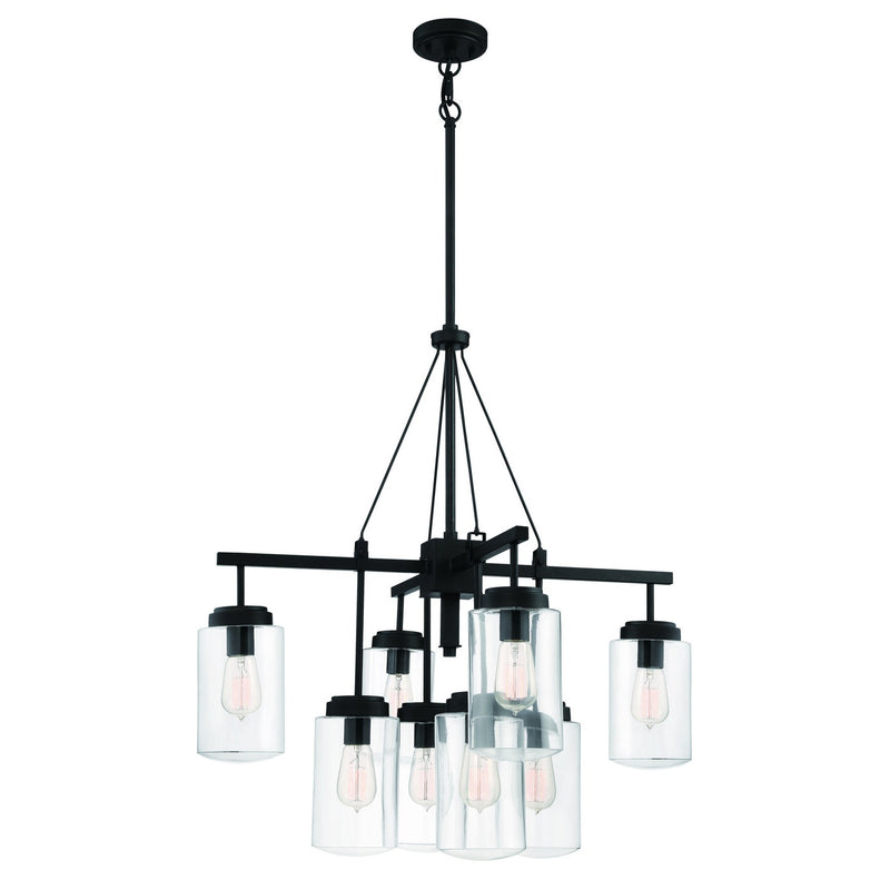 Craftmade - 52128-ESP - Eight Light Outdoor Chandelier - Crosspoint - Espresso
