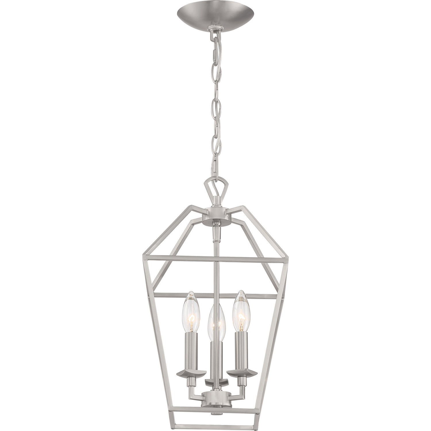 Quoizel - AVY5203BN - Three Light Foyer Pendant - Aviary - Brushed Nickel