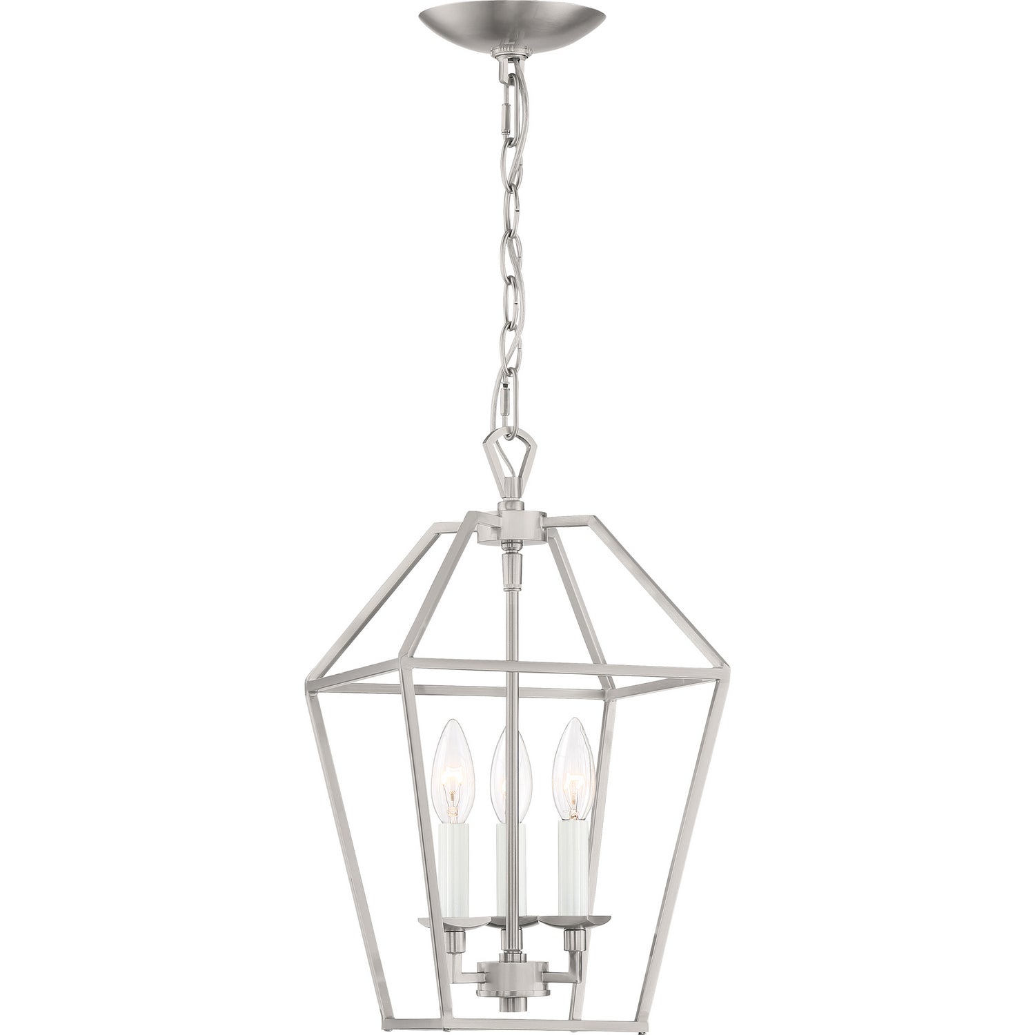Quoizel - AVY5203BN - Three Light Foyer Pendant - Aviary - Brushed Nickel
