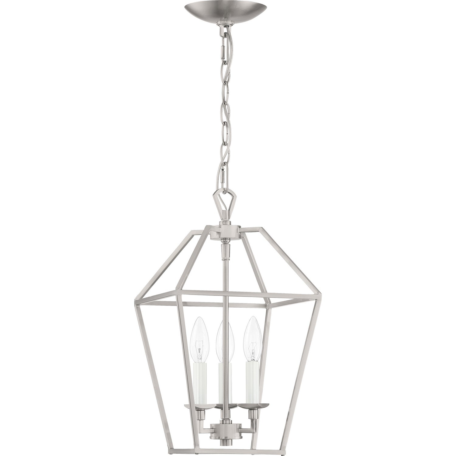 Quoizel - AVY5203BN - Three Light Foyer Pendant - Aviary - Brushed Nickel