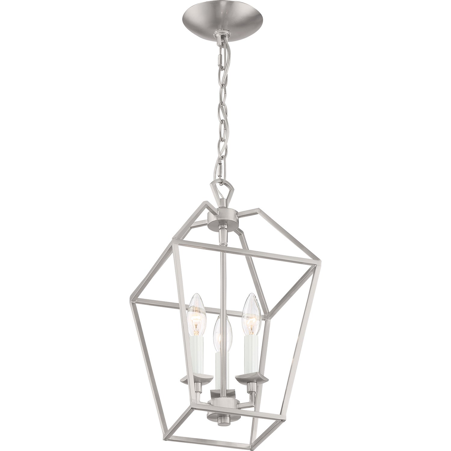 Quoizel - AVY5203BN - Three Light Foyer Pendant - Aviary - Brushed Nickel