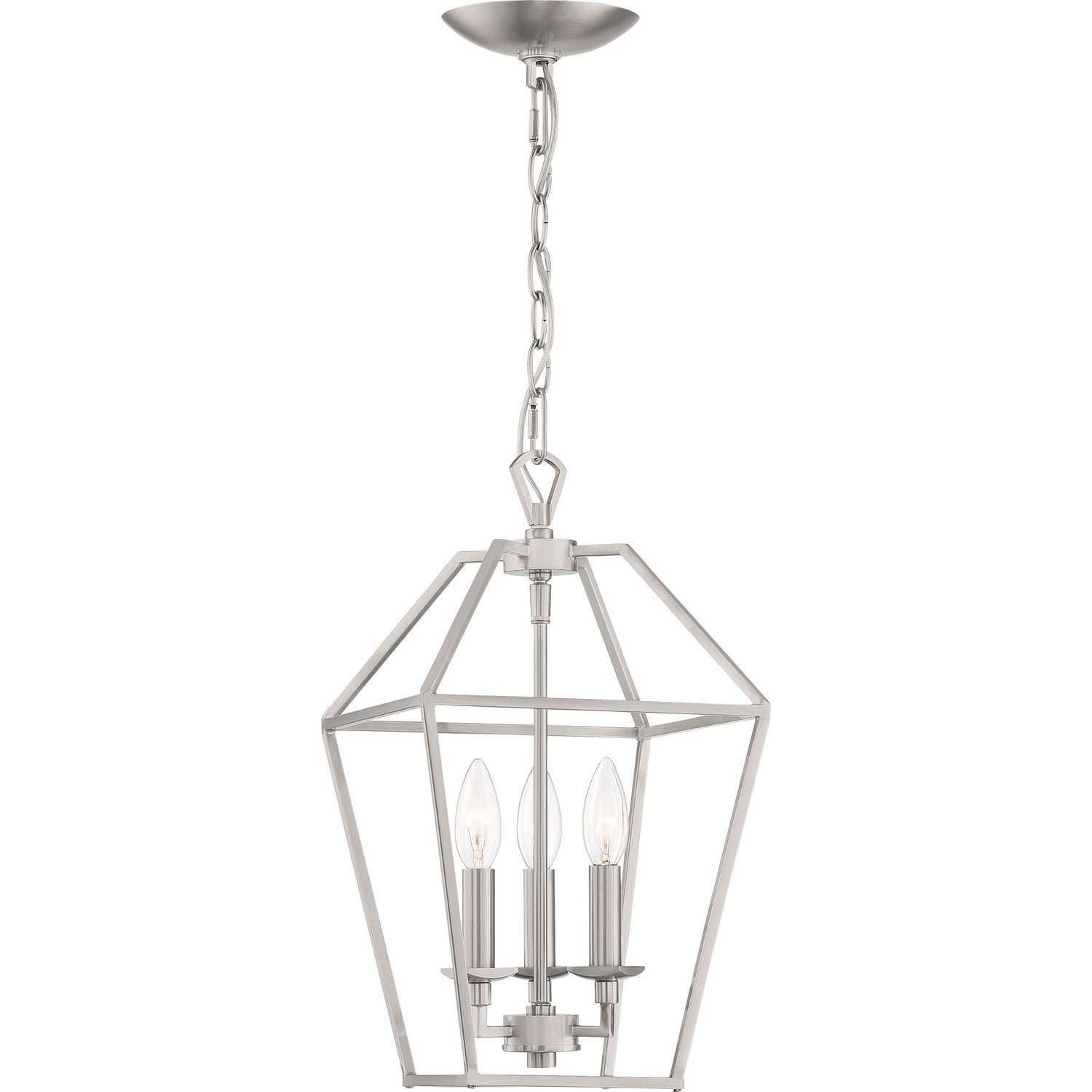 Quoizel - AVY5203BN - Three Light Foyer Pendant - Aviary - Brushed Nickel