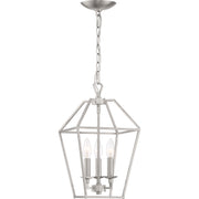 Quoizel - AVY5203BN - Three Light Foyer Pendant - Aviary - Brushed Nickel
