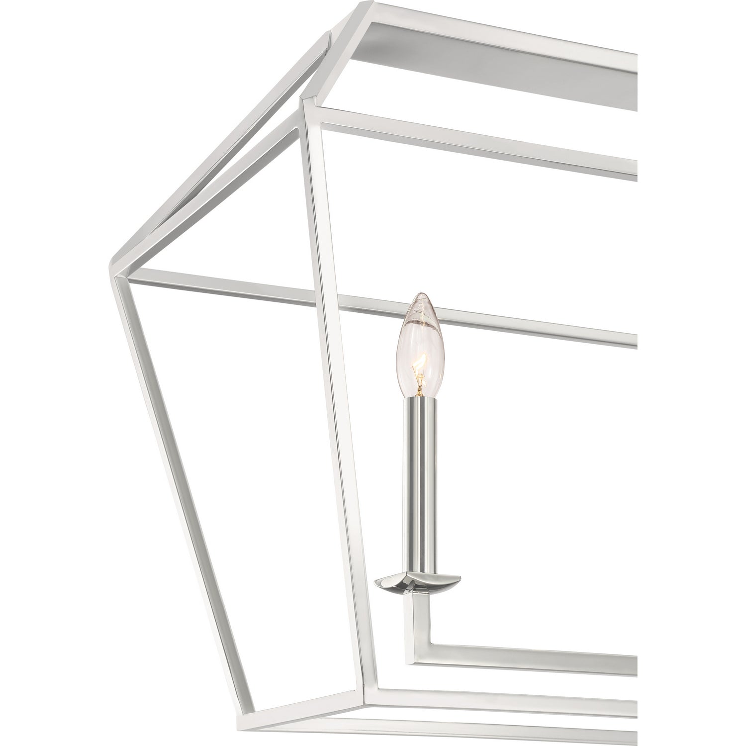 Quoizel - AVY542PK - Five Light Island Chandelier - Aviary - Polished Nickel